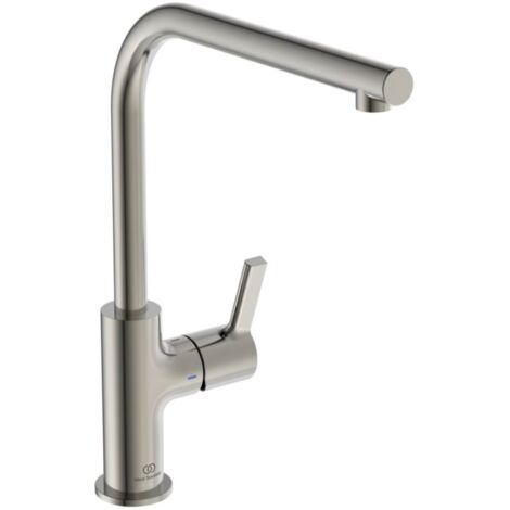 Robinet de cuisine IDEAL STANDARD Gusto gris orage + Nettoyant (1/5)