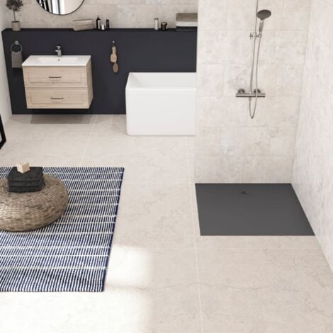 Receveur KINEDO Kinesurf Nova 90X90 gris anthracite