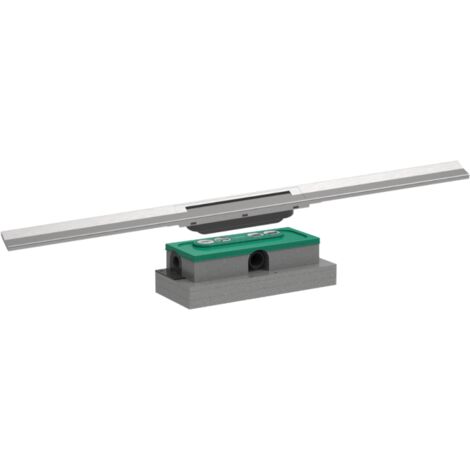 Caniveau de douche HANSGROHE RainDrain Flex 90 Acier inox brossé ...