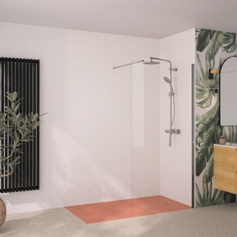 Paroi de douche transparentKINEDO Solo 6+ 70cm profilé Chromé (1/3)