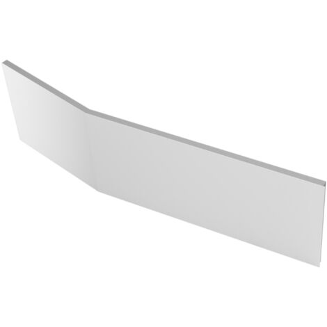 Tablier bain douche JACOB DELAFON Bastille installation en niche blanc mat (1/3)