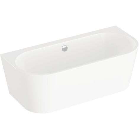 Baignoire semi îlot VITRA Geo 165x75 + pieds + siphon standard