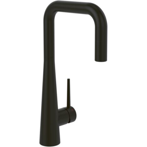 Robinet de cuisine avec douchette VILLEROY & BOCH Konic noir mat (1/5)