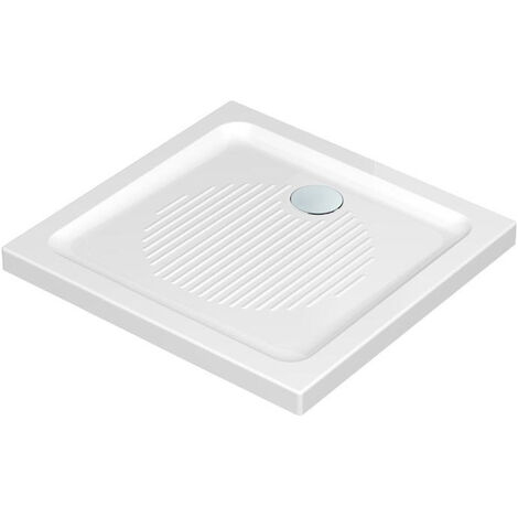 IDEAL STANDARD Receveur antidérapant Connect à encastrer ceramique carré, 80 x 80