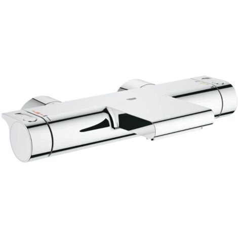 Grohe – Mitigeur thermostatique de baignoire – Finition chrome éclatant – Technologie CoolTouch – Sécurité anti-brûlures – 34466001