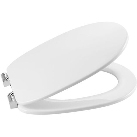 Abattant et couvercle de toilette SUPRALIT® avec siège rembourré CARMEN - ROCA Couleur : Blanc (1/5)