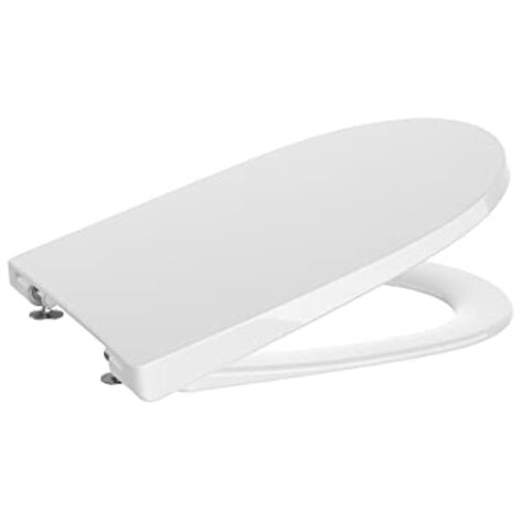 Roca – Abattant WC ONA frein de chute – Déclipasble – Softclose – Antibactérien – Supralit® – A801E12001 (1/5)