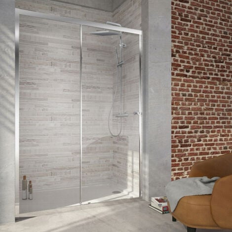Receveur douche JACOB DELAFON Ipso 140 x 90 cm + paroi coulissante ...