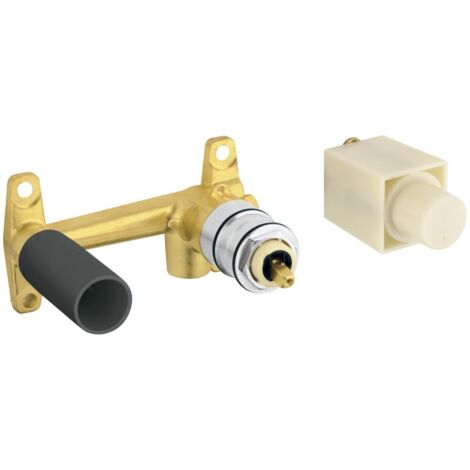 Grohe – Corps encastré pour mitigeur monocommande – Montage 2 trous – Cartouche céramique 35 mm – Profondeur d'encastrement 45 à 75 mm – Corps laiton