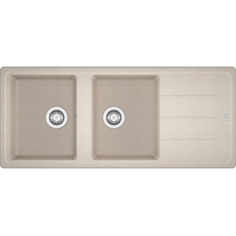 Évier Basis Fragranit BFG 621 - café crème - manuel - 1160 x 500 x 200 mm (sous-meuble 80 cm) - Franke
