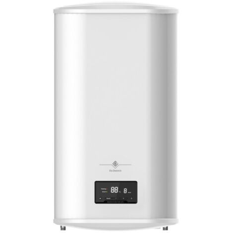 De Dietrich – Chauffe-eau électrique plat mural 50 L – Temps de chauffe 1h26 – Classe énergétique B – Montage vertical/horizontal – Raccord diélectrique inclus (1/4)