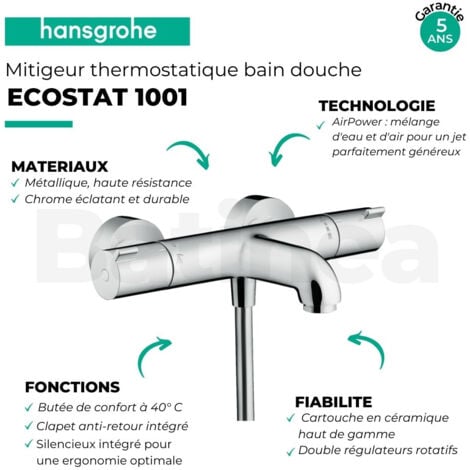 Mitigeur thermostatique ECOSTAT 1001 CL douche