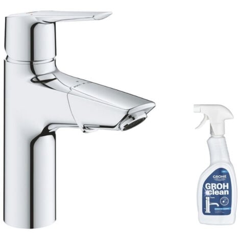 GROHE Mitigeur lavabo Start 2021 monocommande taille M bec extractible avec nettoyant GrohClean