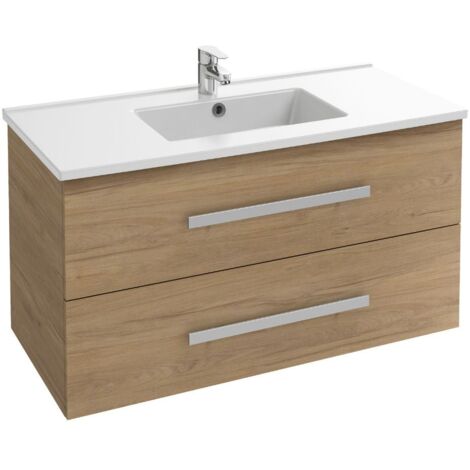 Meuble vasque 100 cm JACOB DELAFON Ola Up chêne