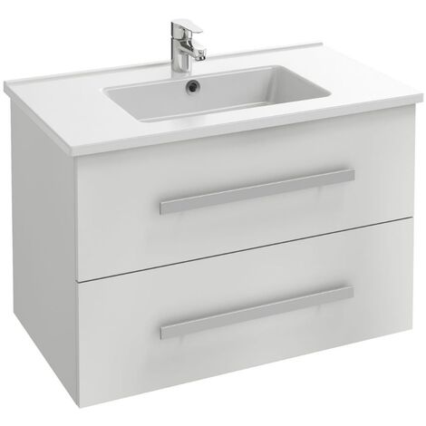Meuble vasque 80 cm JACOB DELAFON Ola Up blanc