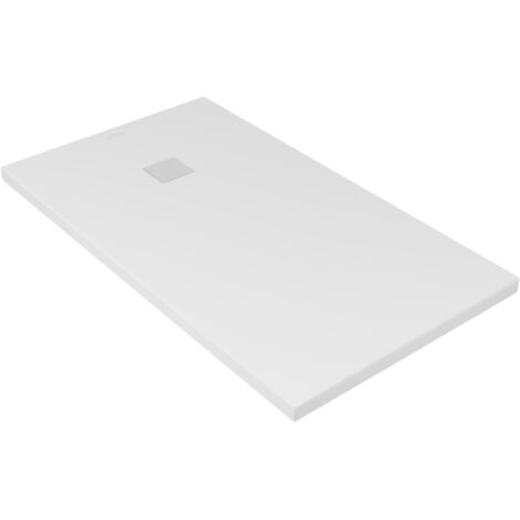 Villeroy & Boch – Receveur de douche découpable 180 x 90 cm – Rocklite acrylique blanc – Surface non poreuse – Installation à poser ou à encastrer