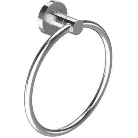 Jacob Delafon Anneau porte-serviettes Classique, diamètre 16,5 cm, Chrome (1/2)