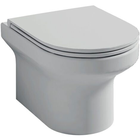 Jacob Delafon – WC suspendu sans bride – Abattant extra-plat à fermeture douce – Double chasse 3/6L – Céramique durable – Nettoyage facile (1/5)
