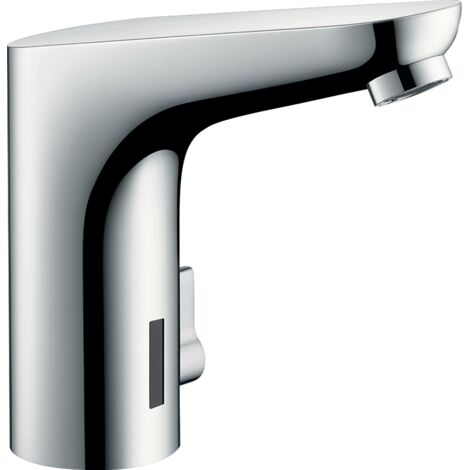 HANSGROHE Mitigeur lavabo électronique Focus avec manette de réglage de température sur secteur chromé (1/8)