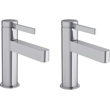 Lot de 2 mitigeurs lavabo HANSGROHE Finoris 110 avec bonde Push-Open chromé (1/4)