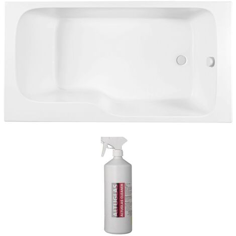 Baignoire bain douche JACOB DELAFON Malice antidérapante + nettoyant 160 x 85 version droite (1/5)