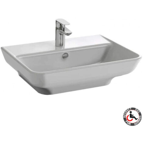 Lavabo PMR JACOB DELAFON Struktura meulé, Blanc (1/5)