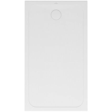 Villeroy & Boch – Receveur de douche rectangulaire 1400x800x35 mm en céramique antidérapante – Installation à poser ou encastrer – Blanc alpin
