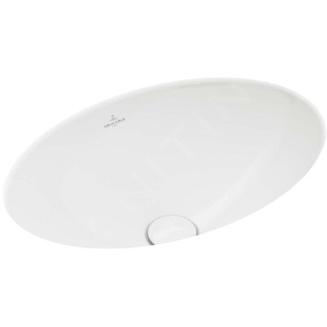 Vasque 66 x 47 ovale à poser VILLEROY ET BOCH Loop & Friends TitanCeram blanche sans trop plein (1/4)