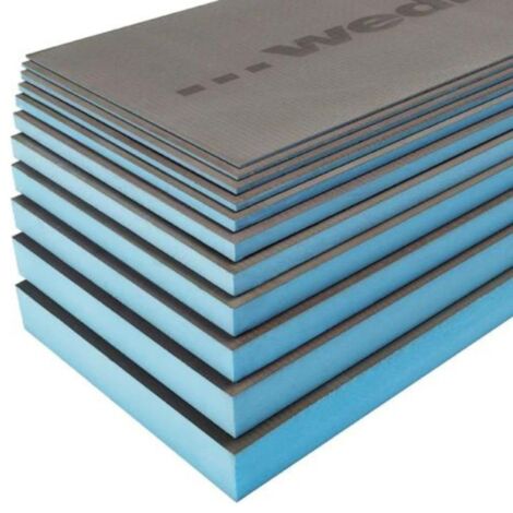 Wedi – Panneau construction XL 2500x900x50mm – Mousse XPS armée de fibres de verre – Étanche et isolant thermique – Pour carrelage et revêtements
