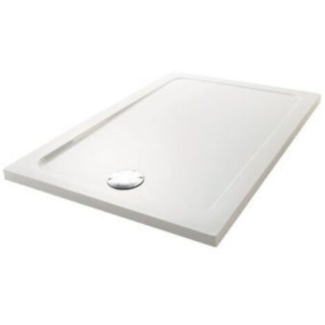 Jacob Delafon – Receveur de douche à poser rectangulaire 140 x 100 cm – Résine bi-composants – Antimicrobien – Surface lisse et légère – Installation facile (1/5)