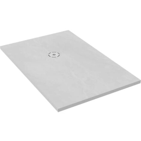 Receveur de douche 140 x 90 JACOB DELAFON Singulier neoroc rectangle blanc (1/5)