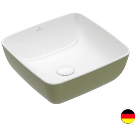 Vasque carrée à poser VILLEROY ET BOCH Artis Vert sauge