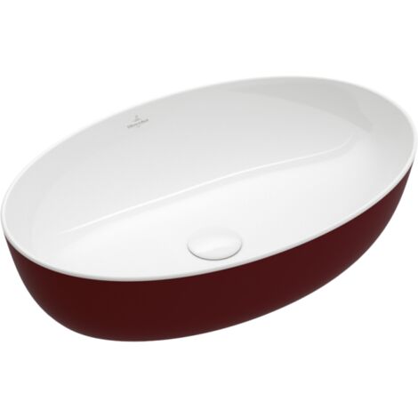 Vasque ovale à poser VILLEROY ET BOCH Artis Bordeaux