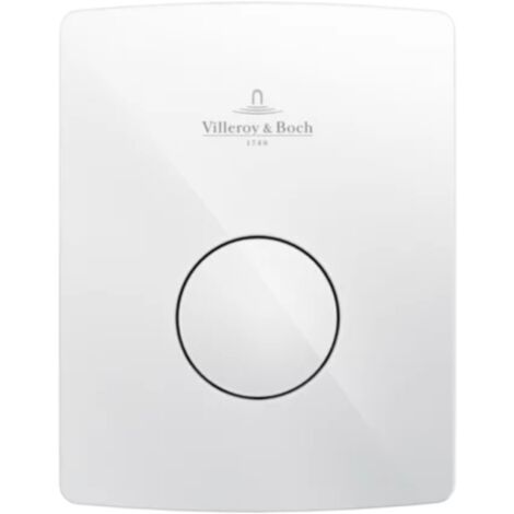 Plaque de déclenchement Urinoir VILLEROY ET BOCH ViConnect blanc (1/3)