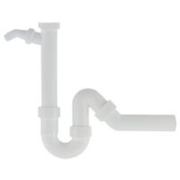 Villeroy & Boch – Siphon évier PVC 40mm – Installation facile – Longueur 24,8 cm – Design moderne pour cuisine