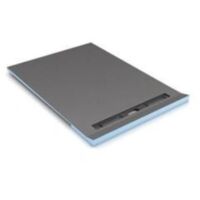 Wedi – Receveur de douche à carreler 120 x 90 cm – Écoulement linéaire pour plancher bois – 25 mm d'épaisseur – 100% étanche