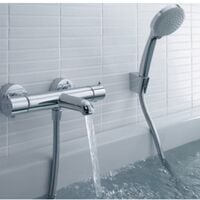 Hansgrohe pack Mitigeur thermostatique bain douche Ecostat Universal complet