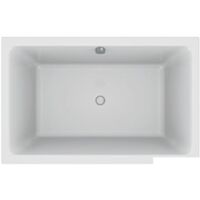 Baignoire bain douche JACOB DELAFON Capsule compacte et profonde 140 x 90 cm