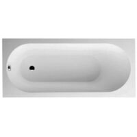 Villeroy & Boch – Baignoire droite 160 x 75 – Quaryl® blanc – Résistante aux chocs et rayures – Conserve la chaleur – Ergonomie optimale pour détente