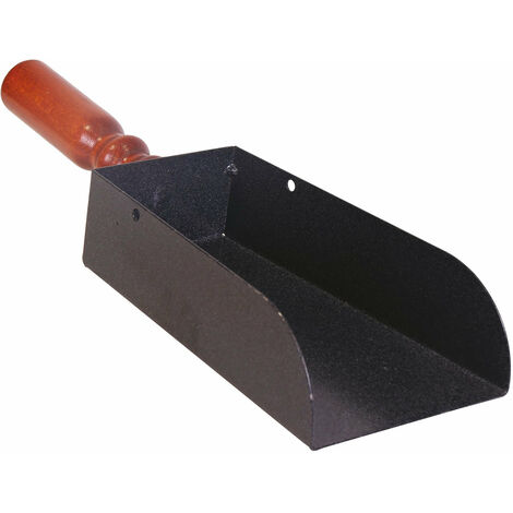 Sessola in Schmiedeeisen mit Holzgriffpalette für Kamin