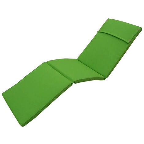 Abnehmbar und wasserdichtes Polyesterkissen 194.5 x 59 cm für Bett - Green