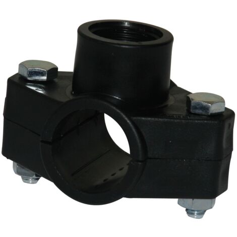 Eingenommene Klammer für Pfeifen - 40 mm. x F 1