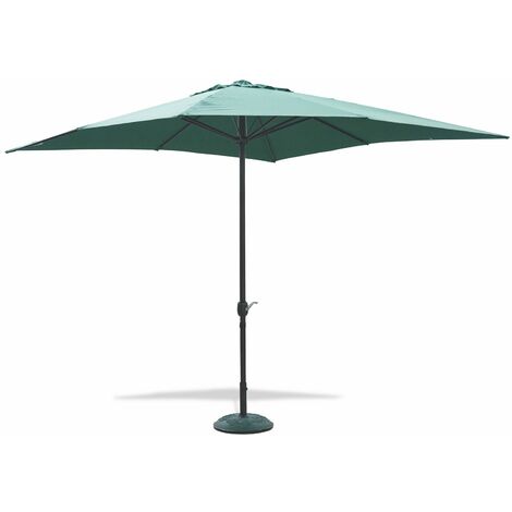 3x3 mt Aluminium Garden Regenschirm mit San Jose's Kurbelöffnung