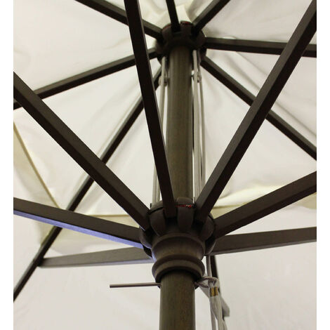 2x3 Meter Garten Regenschirm mit Doppel Karcocco Melius