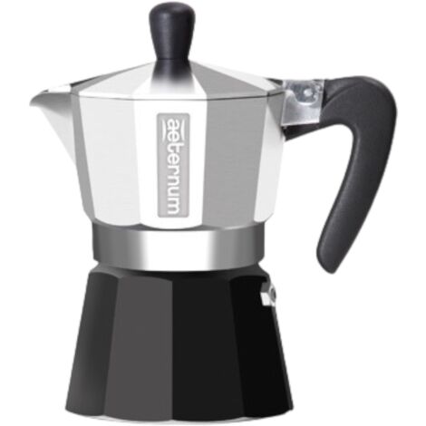 Aeternum Black Pearl Die -cast -Aluminium -Kaffeemaschine - 3 tazze