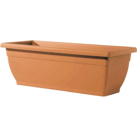 Rechteckige Box -Vase in Harz von Balkon Terrakotta Garden Venere Telcom - 60x20x17 cm (1/3)