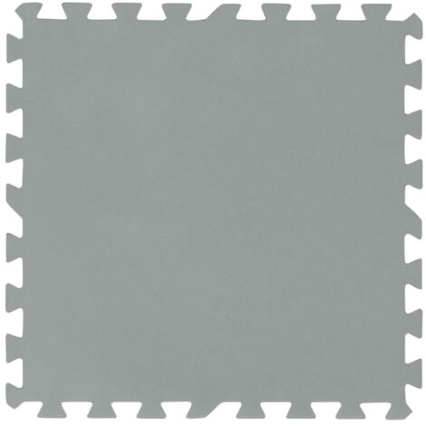 Flowclear™ Pool-Bodenschutzfliesen Set, 9 Stück á 50 x 50 cm, grau