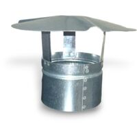 Fumaiolo Fixed Comignolo Ein verzinkter Hut - Diametro 14 cm
