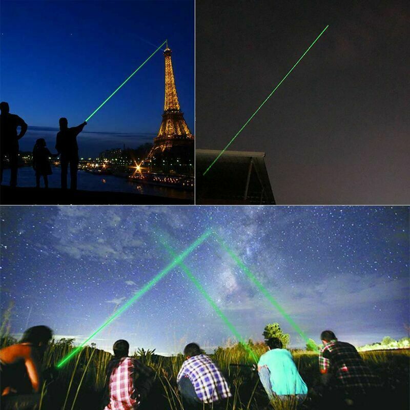 Laserpointer Laserpointer, USB-Taschenlampe, leistungsstarker Laserpointer, 100 m, W, 3000 Cat grüner Amuse Gypsophila, Leistungsstarker grüner Licht, grünes Laserpointer,