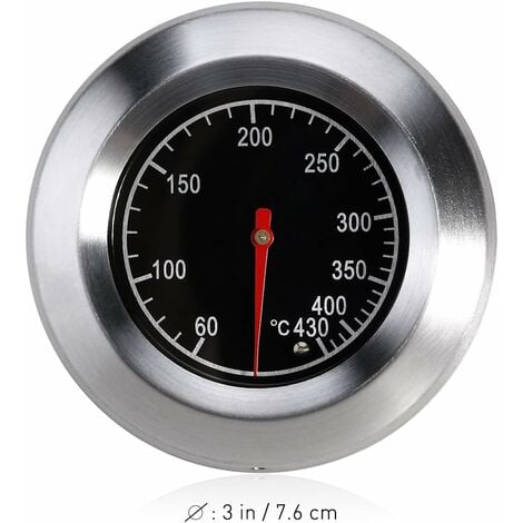 Backofenthermometer Bimetall-Thermometer aus Edelstahl Backofenthermometer